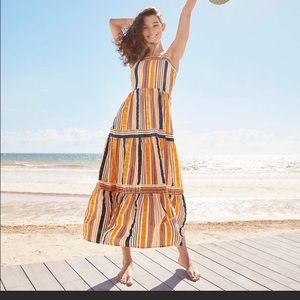 NWT Ann Taylor Striped Maxi Size 2